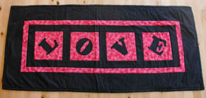 Love Letters Table Topper